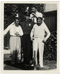 Moe Howard Personally Owned 8 x 10 Glossy Photo From the 1933 Film Turn Back the Clock Featuring Moe, Larry & Curly as Wedding Singers -- Very Good Condition